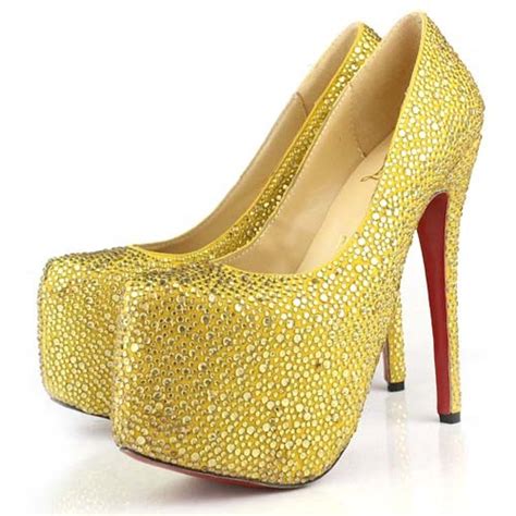 christian louboutin daffodile crystal replica